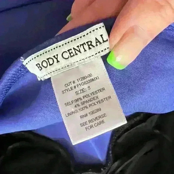 Body Central Y2K Strapless Bow Peplum Top Small - Picture 6 of 6